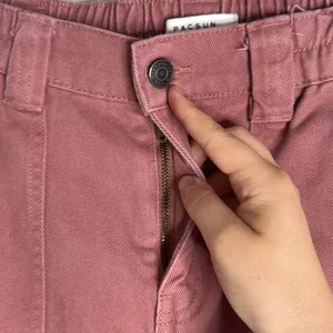 PacSun Women’s Sienna Dust Cargo Elastic Hem and Waistband Denim Pants Size XS thumbnail 8