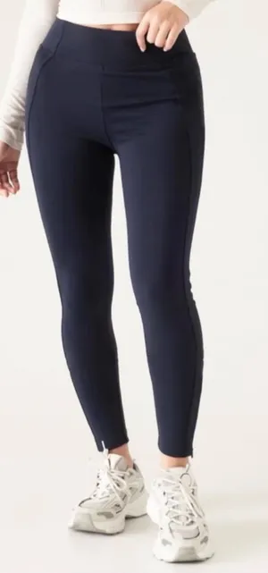 Athleta Delancey Skyline High Rise Leggings Navy Women’s Size XL thumbnail 1