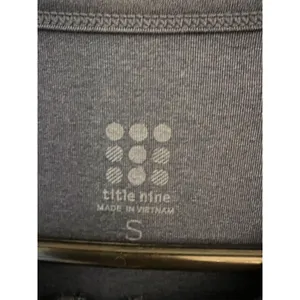 Title Nine Sunbuster 1/2‎ Zip Short Sleeve Sun Shirt Women’s Size S Blue thumbnail 3