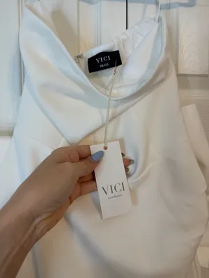 NWT Vici White Mini Bow Dress thumbnail 8