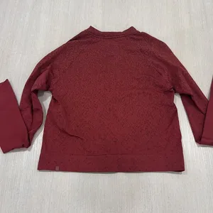Lululemon 3/4 zip red jacket top thumbnail 4