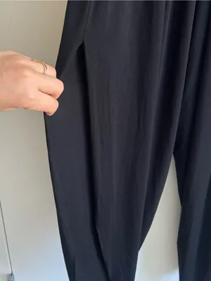 Rachel Pally Revolve Exclusive Black Modal Halter Wide Leg Jumpsuit XS thumbnail 5