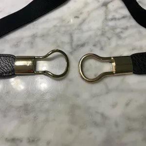 Sophisticated Black Belt with Gold Buckle thumbnail 3