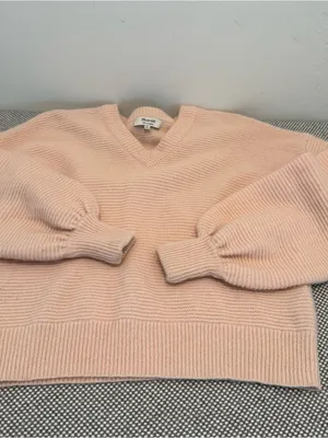 Madewell 100% cashmere V-Neck Sweater size s thumbnail 5