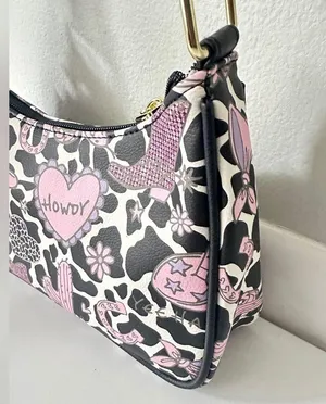 Luv Betsey Cowgirl Heart Theme Crossbody W/ Web Strap and Pouch thumbnail 3