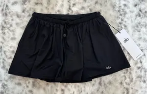 ALO Yoga Black Breezy Tennis Skirt thumbnail 1