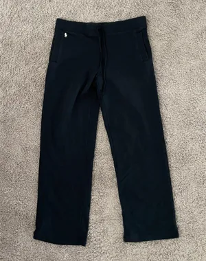 Ralph Lauren vintage black low waisted pajama/pj/ leep pants thumbnail 4