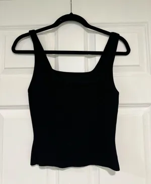 Aritzia Babaton Sculpt Knit Tank Square Neck thumbnail 1