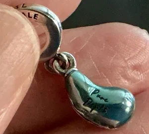 Pandora Lake Baikal Pure Depth Blue Enamel Dangle Charm S925 790760C01 thumbnail 1