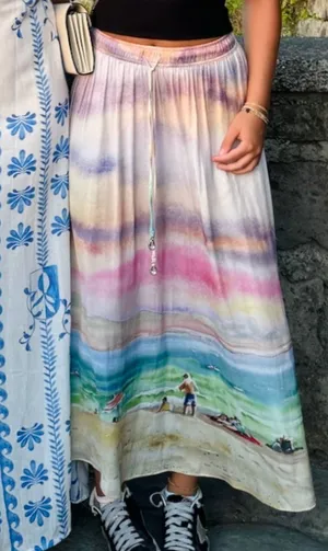Rachel Zoe Beach Maxi Skirt thumbnail 1