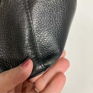 Michael Kors black pebbled‎ leather handbag large thumbnail 6