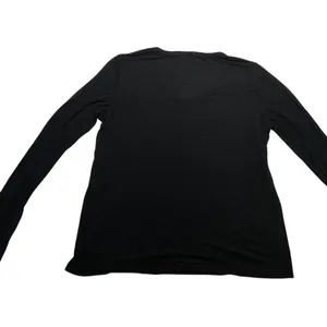 Long Sleeve Top Black Pearl Embellished Moral Fiber Elegant Chic Size L thumbnail 6