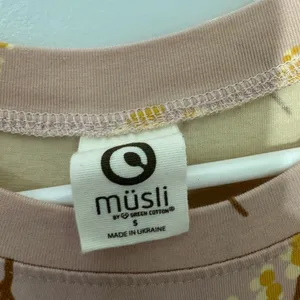 Musli Maxi Dress S Rose Bloom Tiered Puff Sleeve Organic Cotton Cottagecore thumbnail 4