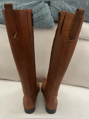 Nine West Women's Tall Leather Riding Boots - Brown Size 6.5 New in box thumbnail 9