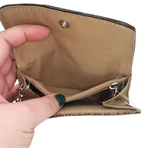 Giani Bernini Block Signature Womens Small Wallet Brown 4.5" thumbnail 5