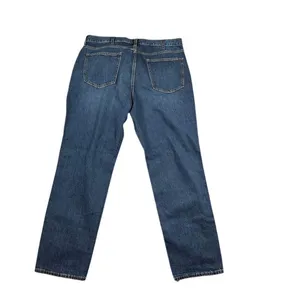 Classic Medium Wash Straight‎ Leg Denim Jeans Casual Everyday Wear size 40x32 thumbnail 5