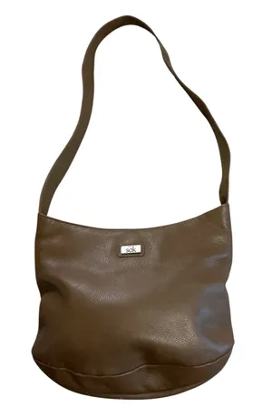 The Sak Pure Leather Hobo Bag - Brown Pebbled Leather Shoulder Bag (NWOT) thumbnail 1