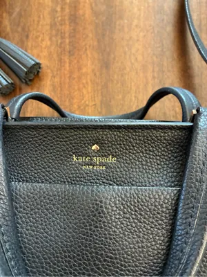 Kate Spade Black Satchel Bag Purse Orchard Street Dillon Tassel Crossbody thumbnail 2