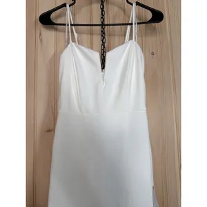 NWT Lulus Finding the One White Mermaid Maxi Dress Bridal Gown Bride Wedding XS thumbnail 6