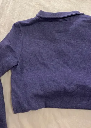 Furman University Quarter Zip Purple Size M thumbnail 4