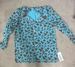 KICKEE‎ PANTS PAJAMAS Blue Size L thumbnail 1