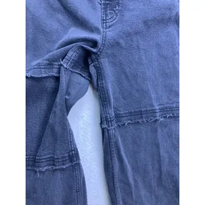 Rails The Getty Crop Womens Size‎ 27 Black Patchwork High Rise Wide Leg Jeans thumbnail 8