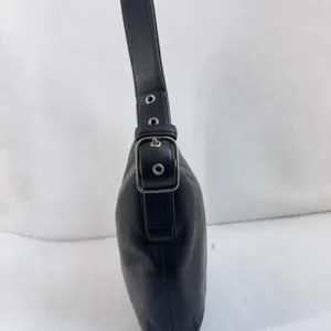Coach Legacy Slim Duffle 9326 Black Leather Crossbody Shoulder Bag Vintage Y2K thumbnail 14
