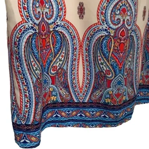 Gibson Latimer Women's Geometric Tunic Dress Size‎ Large thumbnail 9