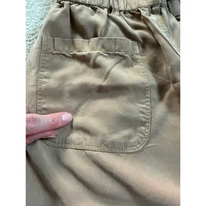 Aerie‎ Tan Paperbag Pull On Shorts Medium thumbnail 4