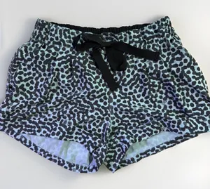 Lululemon Animal Print 3in Inseam Shorts Ribbon Tie Front Sz 6 A12 thumbnail 1