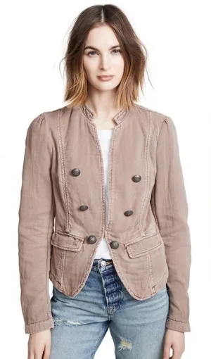Free People Jagger Military Style Blazer/Jacket XS thumbnail 1
