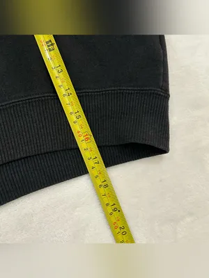 Hollister California Black Cropped Full Zip Up Hoodie Sweatshirt Women’s Size S thumbnail 5