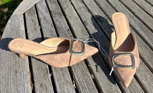 Women’s Larissa‎ Pointed Toe Mule Heels – A New Day size 6 classy casual thumbnail 1
