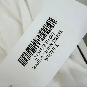 Reformation Baela Linen Dress White Size 8 NWT thumbnail 13