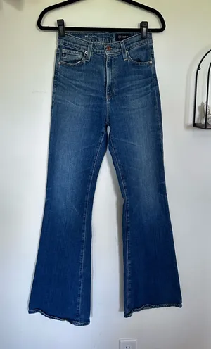 AG Adriano Goldschmied Madi High Rise Flare Denim Blue Jeans Size 26 thumbnail 1