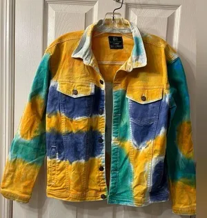 Sacred crown tie dye jacket size L (14/16)) Size L thumbnail 1