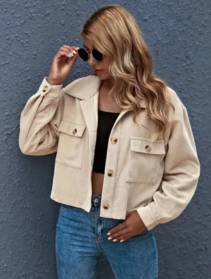 SheIn Apricot Jacket thumbnail 1