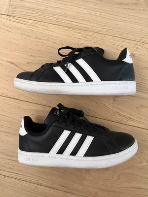 Adidas VL Court 2.0 black white sneakers thumbnail 2
