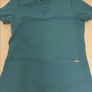 Figs Ocean Blue Scrub Top style FW1100 Size XS thumbnail 4