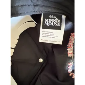 Disney Minnie Mouse Baseball Cap Women OSFM Black Red Bow New NWT Adjustable Hat thumbnail 5