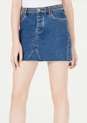 Kendall + Kylie Denim skirt thumbnail 1