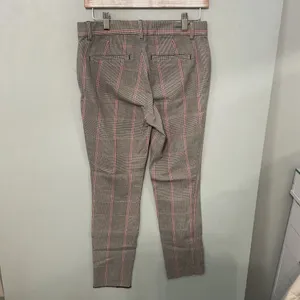 Gap Womens Pants Signature Skinny Ankle Glen Plaid Gray Red Size 4 thumbnail 3