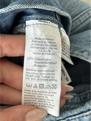 Madewell Adirondack Short Denim Overalls Benham Wash Size Small thumbnail 9