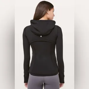 Lululemon Define Hooded Full Zip Jacket Nulu in Black Size 6 thumbnail 2