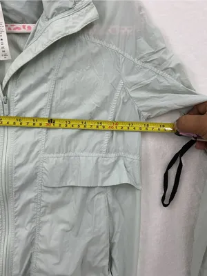 lululemon athletica Light Gray Hooded Utility Jacket 1088 thumbnail 4