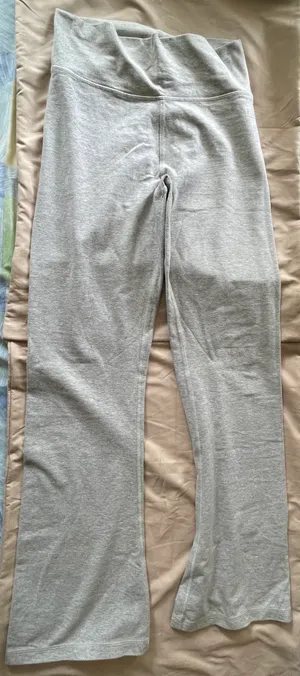 PINK Gray Flare Leggings thumbnail 1