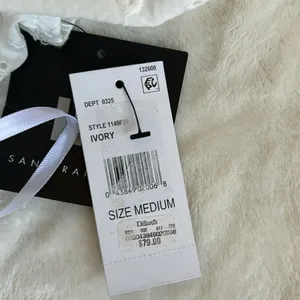 I.N. San Francisco Ivory Eyelet Dress, size Medium, NWT thumbnail 10