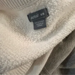 aerie White Sleeveless Sweatshirt Med thumbnail 6