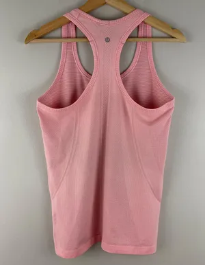 Lululemon Pink Taupe Swiftly Tech Racerback Athletic Workout Tank Top thumbnail 10