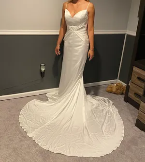 White Formal Dress Size 4 thumbnail 3